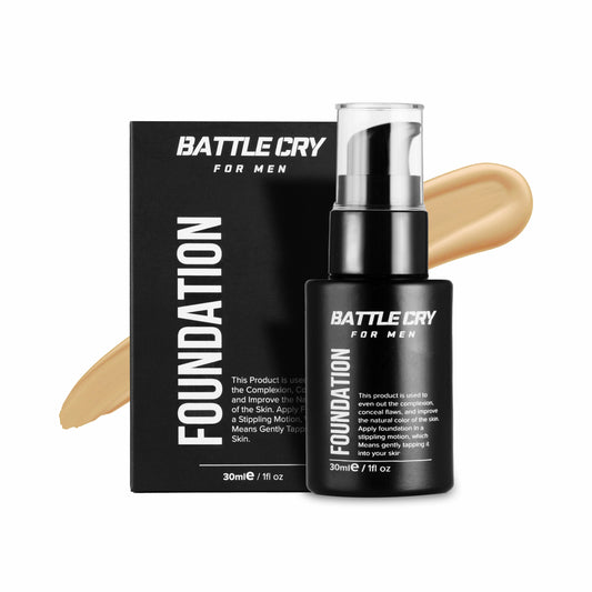 Battlecry Best foundation for men in India lightweight matte foundation