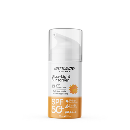 Ultra-light Sunscreen for men | Non-Greasy
