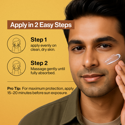 Ultra-light Sunscreen for men | Non-Greasy