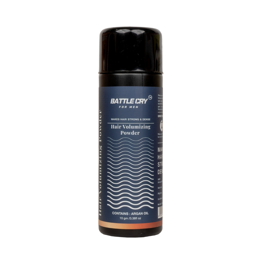 Hair styling powder for men in India – Battlecry lightweight volume booster