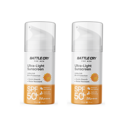 Ultra-light Sunscreen for men | Non-Greasy