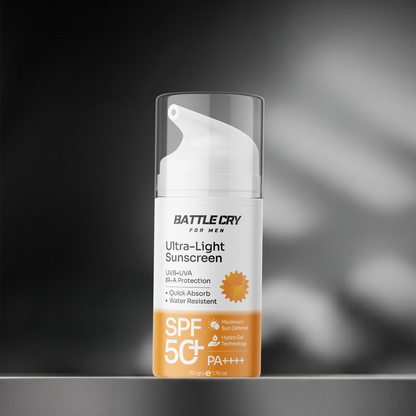 Ultra-light Sunscreen for men | Non-Greasy
