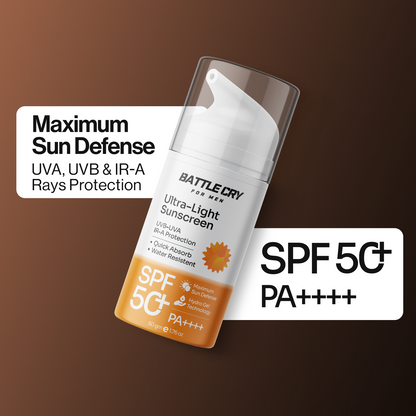 Ultra-light Sunscreen for men | Non-Greasy