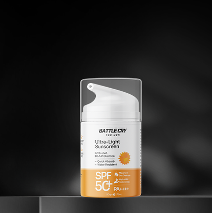 Ultra-light Sunscreen for men | Non-Greasy