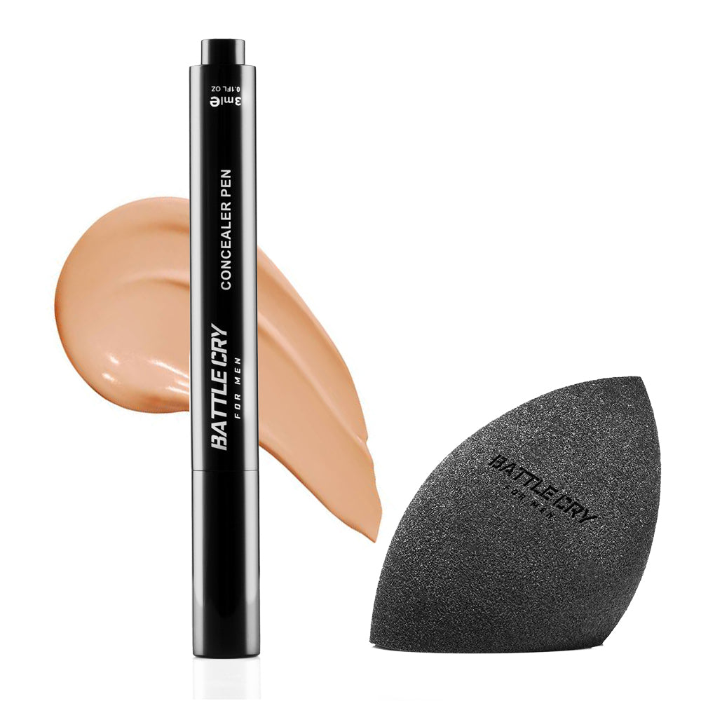 battlecry concealer with sponge combo best makeup for men in india