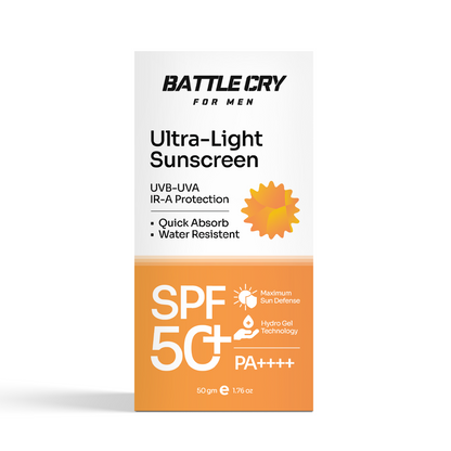 Ultra-light Sunscreen for men | Non-Greasy
