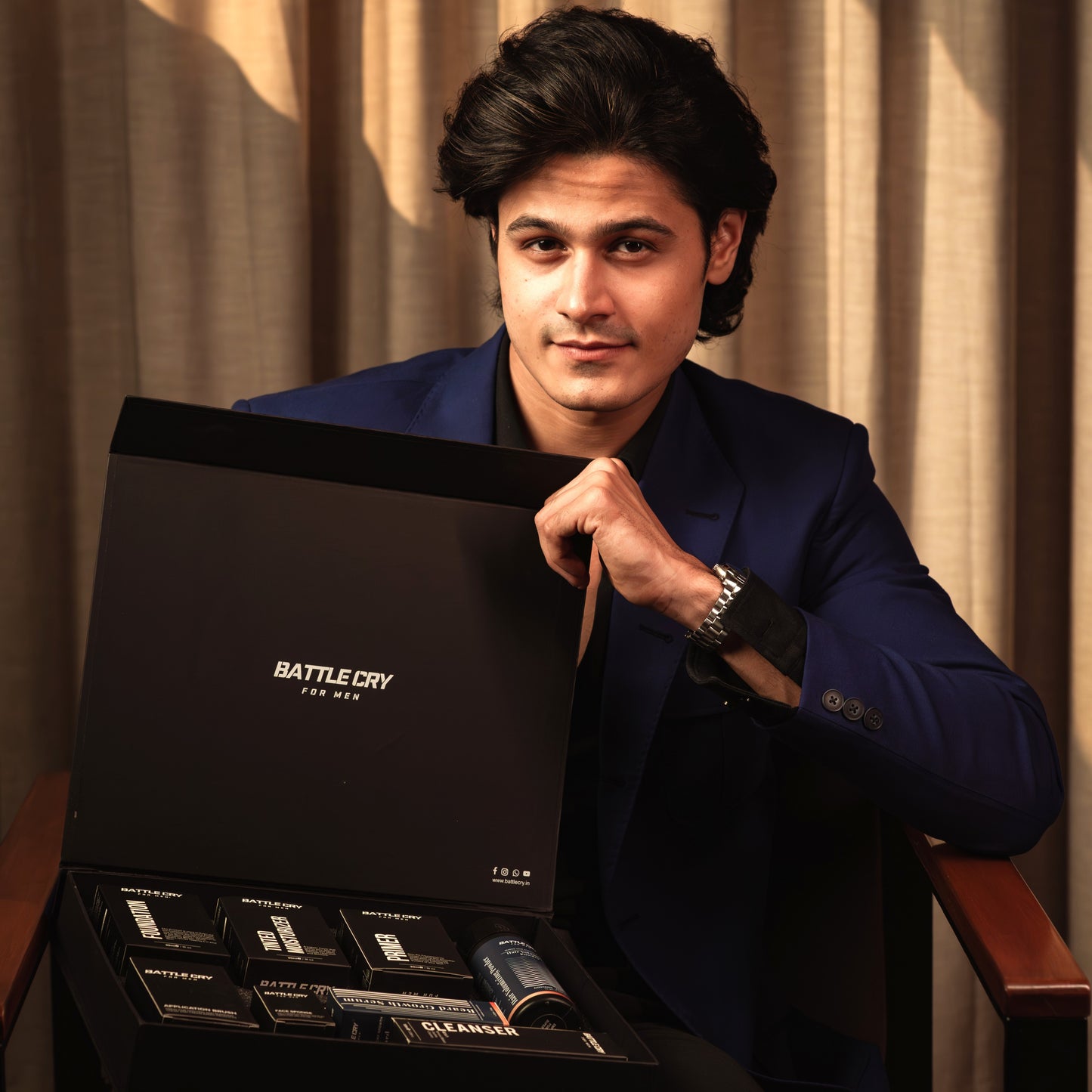 Complete makeup kit for men in India – Battlecry daily use grooming set