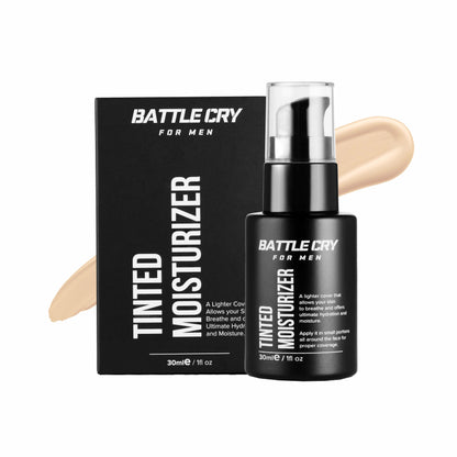 Battlecry Men’s daily use tinted moisturizer in India 