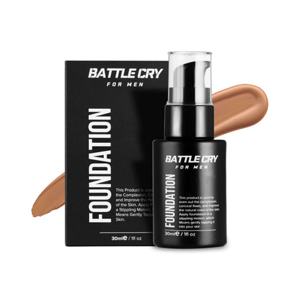 Battlecry foundation for men in india for all skin types 